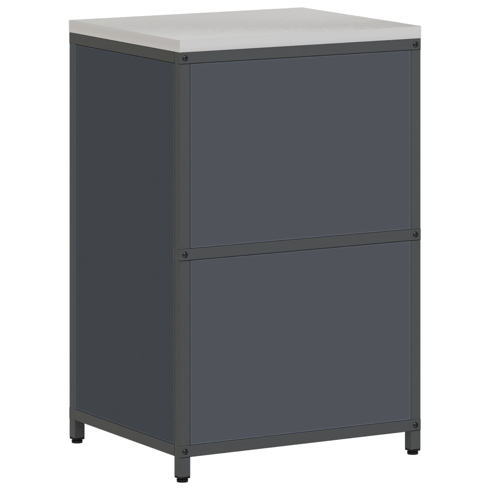 Køkkenopbevaring HATTEM Antracit 60 x 50 x 92 cm Stål