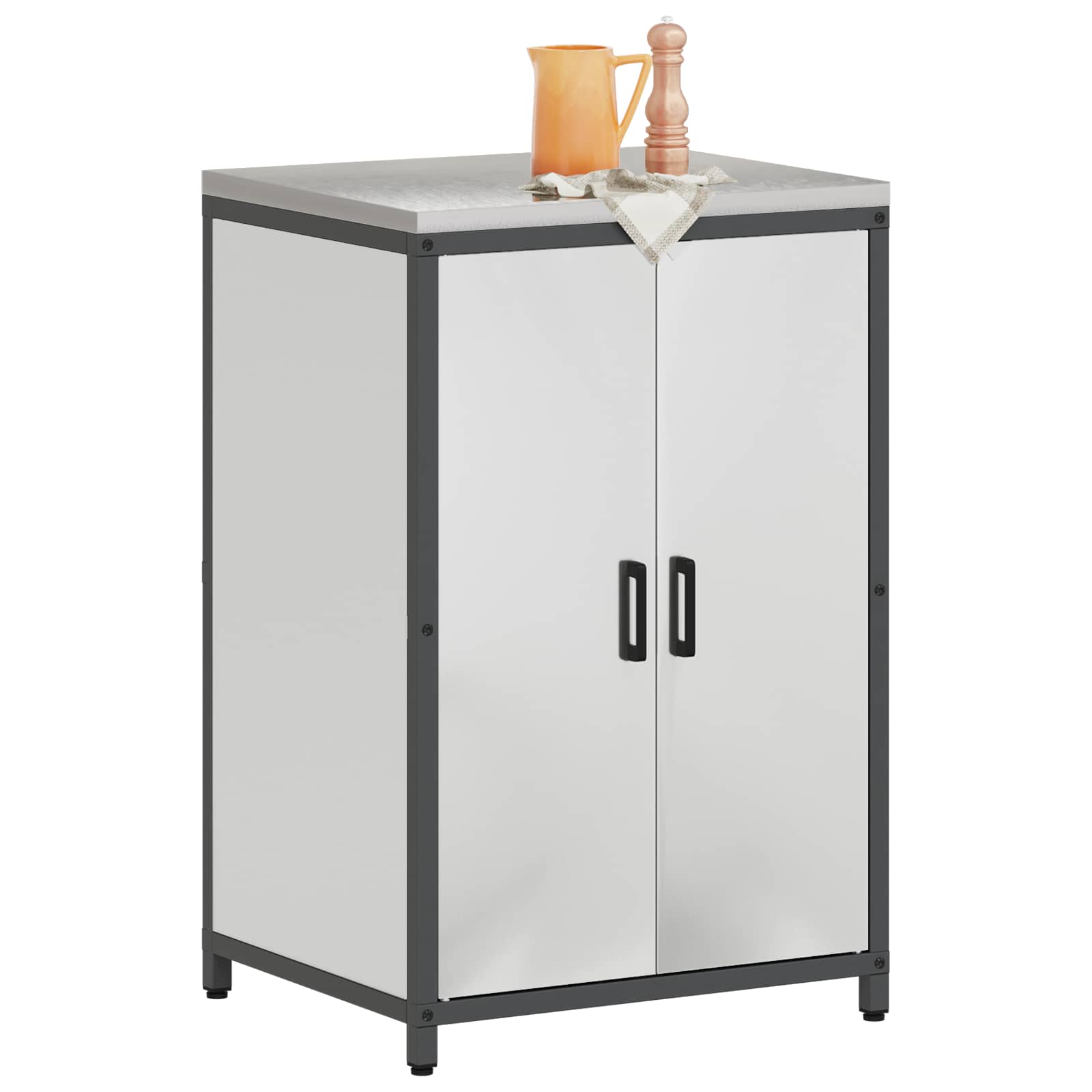 Køkkenopbevaring HATTEM Sølv 60 x 50 x 92 cm Stål