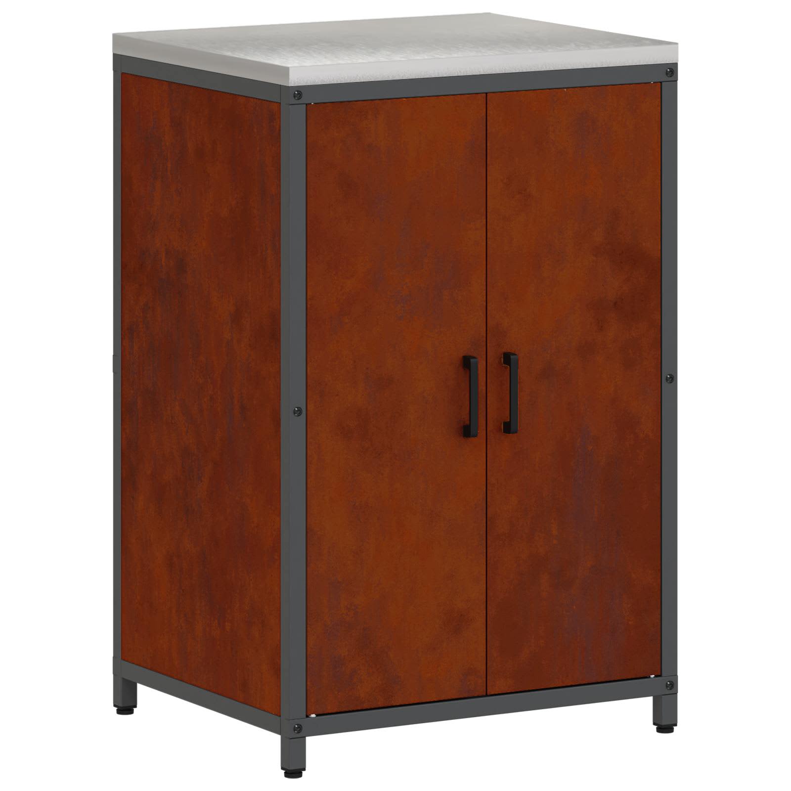 Køkkenopbevaring HATTEM Rusten 60 x 50 x 92 cm Stål