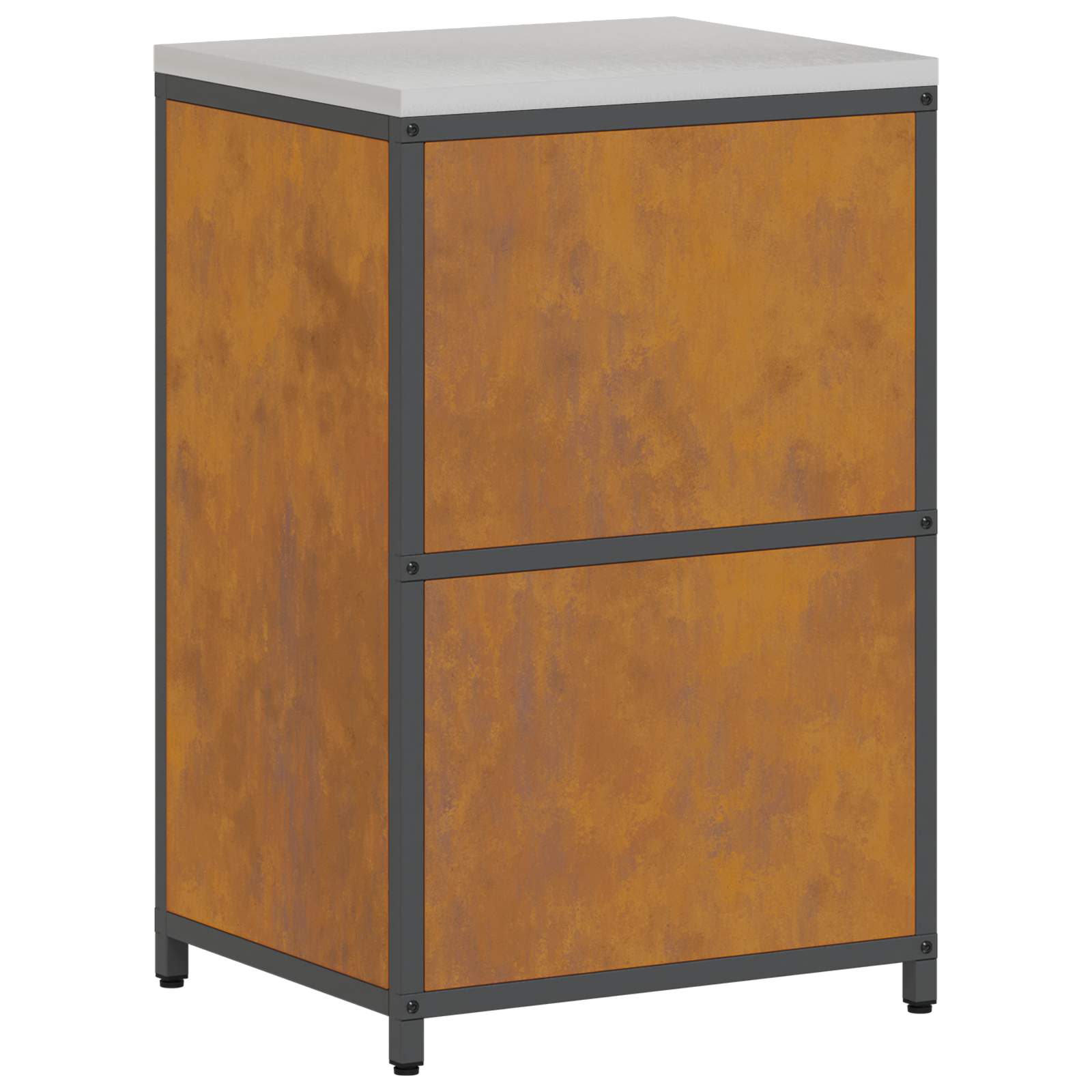 Køkkenopbevaring HATTEM Rusten 60 x 50 x 92 cm Stål