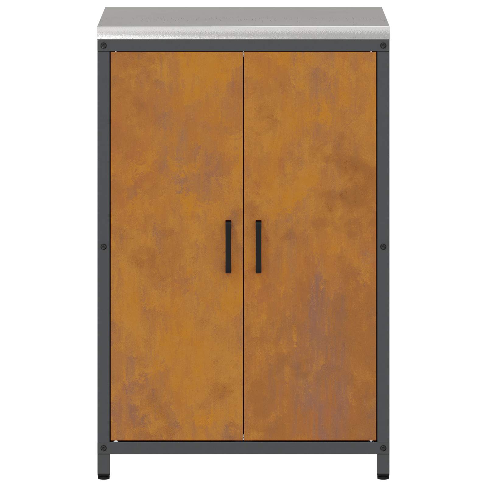 Køkkenopbevaring HATTEM Rusten 60 x 50 x 92 cm Stål