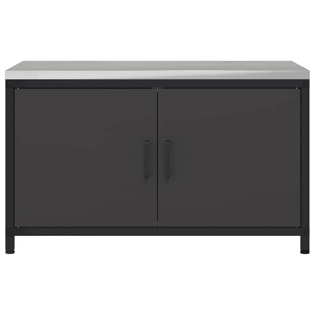 Køkkenopbevaring HATTEM Sort 90 x 50 x 53 cm Stål