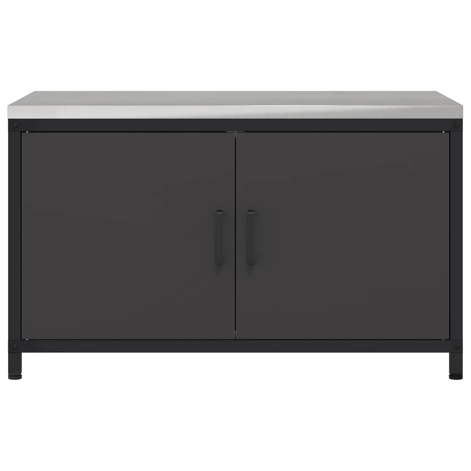 Køkkenopbevaring HATTEM Sort 90 x 50 x 53 cm Stål