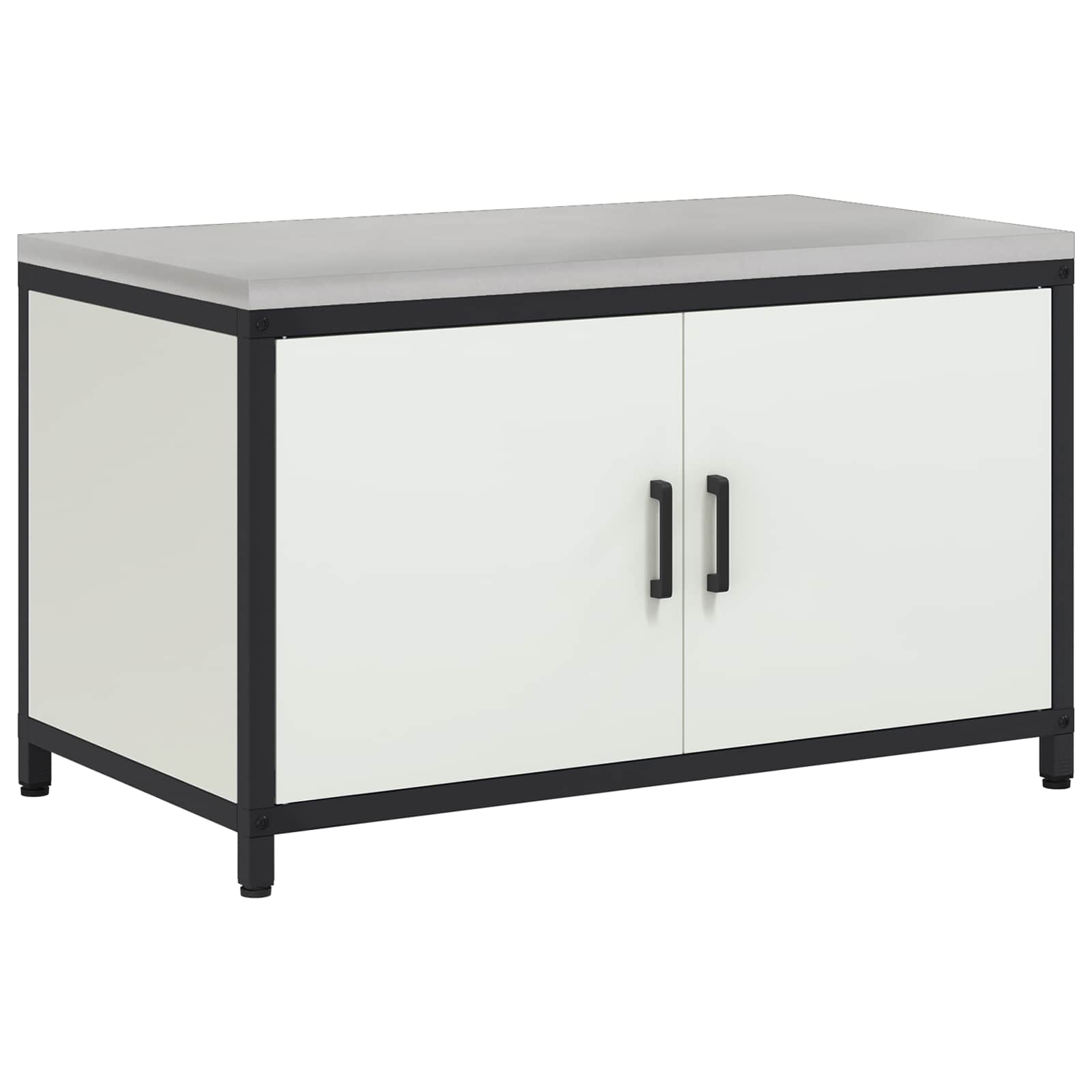 Køkkenopbevaring HATTEM Hvid 90 x 50 x 53 cm Stål