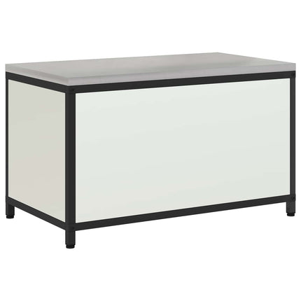 Køkken opbevaringsskab HATTEM Hvid 90 x 50 x 53 cm Stål