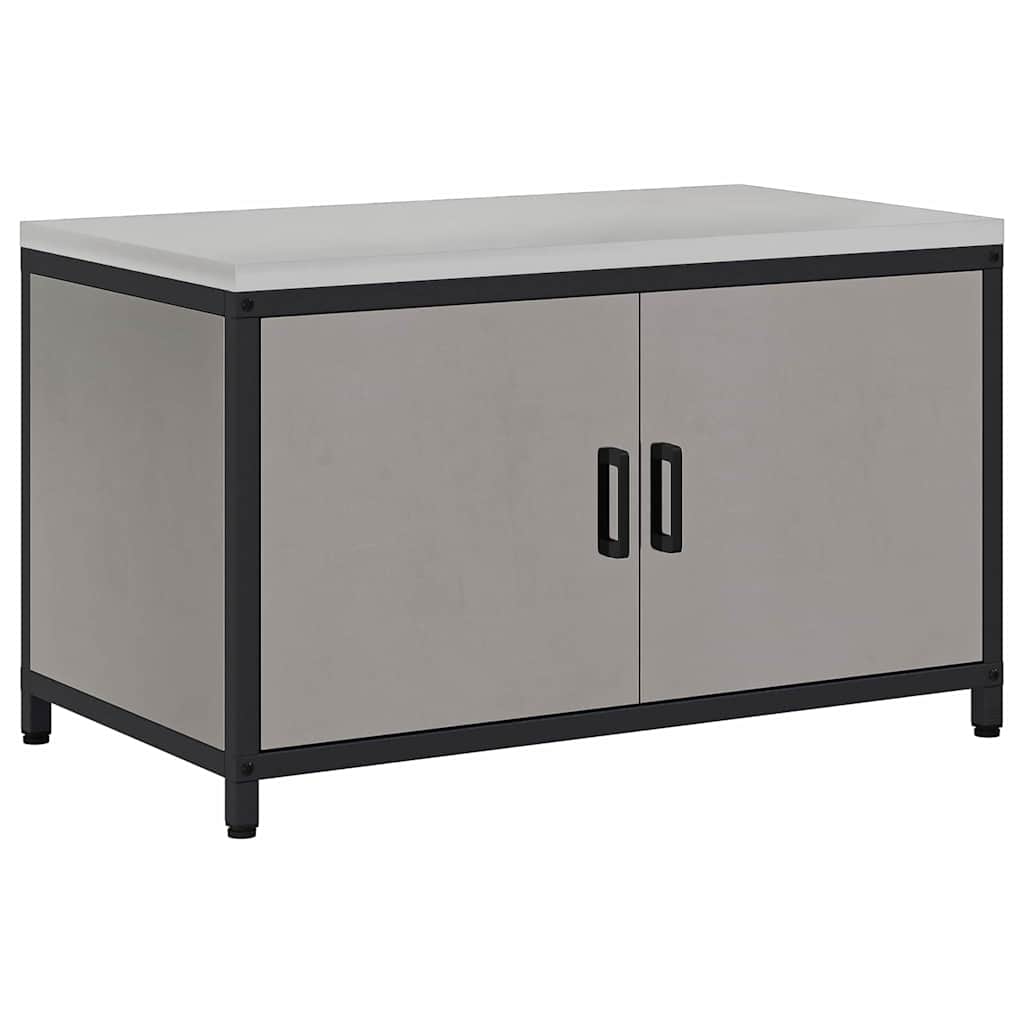 Køkkenopbevaring med hylde med dør Rusten 60 x 50 x 92 cm Stål