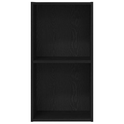 Bogreol Sort eg 40 x 30 x 77 cm Konstrueret træ