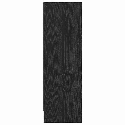 Bogreol 80 x 24 x 76 cm Konstrueret træ Sort eg