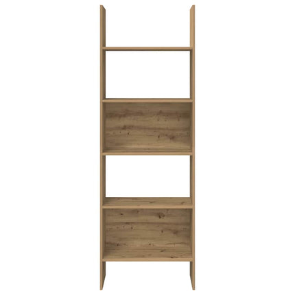 Bogskab 5 niveauer 60 x 35 x 180 cm Konstrueret træ