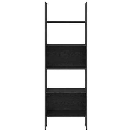 Bogskab Sort eg 60 x 35 x 180 cm Konstrueret træ