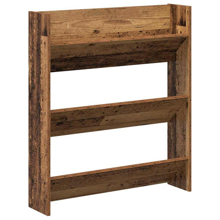 Sko skab 2 stk. 84 x 18 x 90 cm Konstrueret træ Gammelt træ
