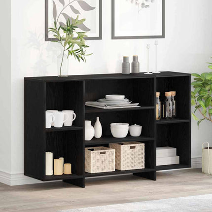 Sideboard Sort eg 120 x 30 x 75 cm Konstrueret træ