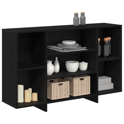 Sideboard Sort eg 120 x 30 x 75 cm Konstrueret træ