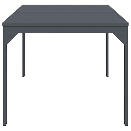 Udendørs middagsbord Foldbar Antracit 210 x 90 x 73 cm Stål