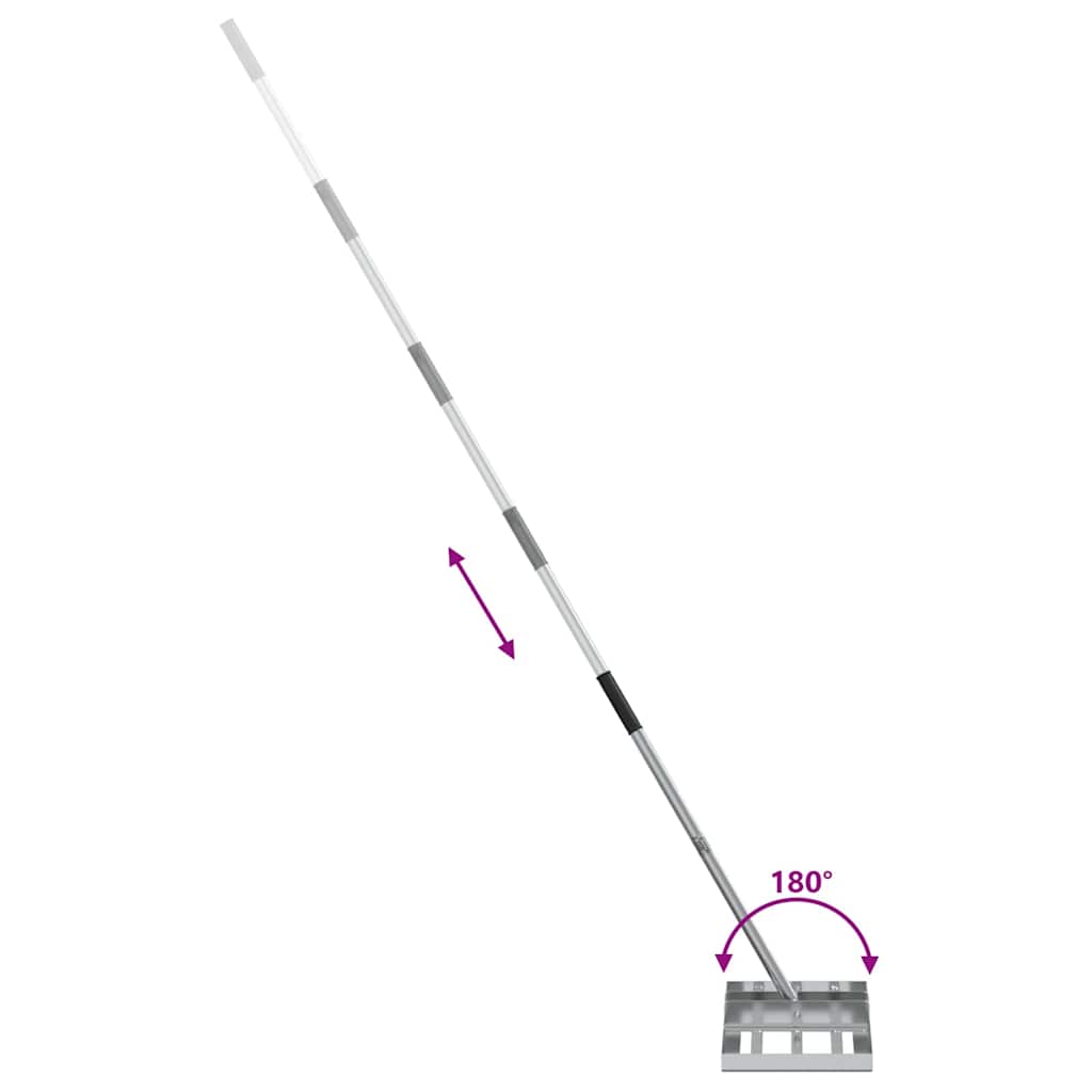 Haveske Sølv 45 x 25 x 200 cm Rustfrit stål