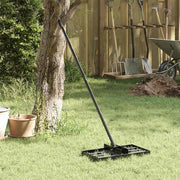 Haveske Sort 45 x 25 x 200 cm Pulverlakeret stål