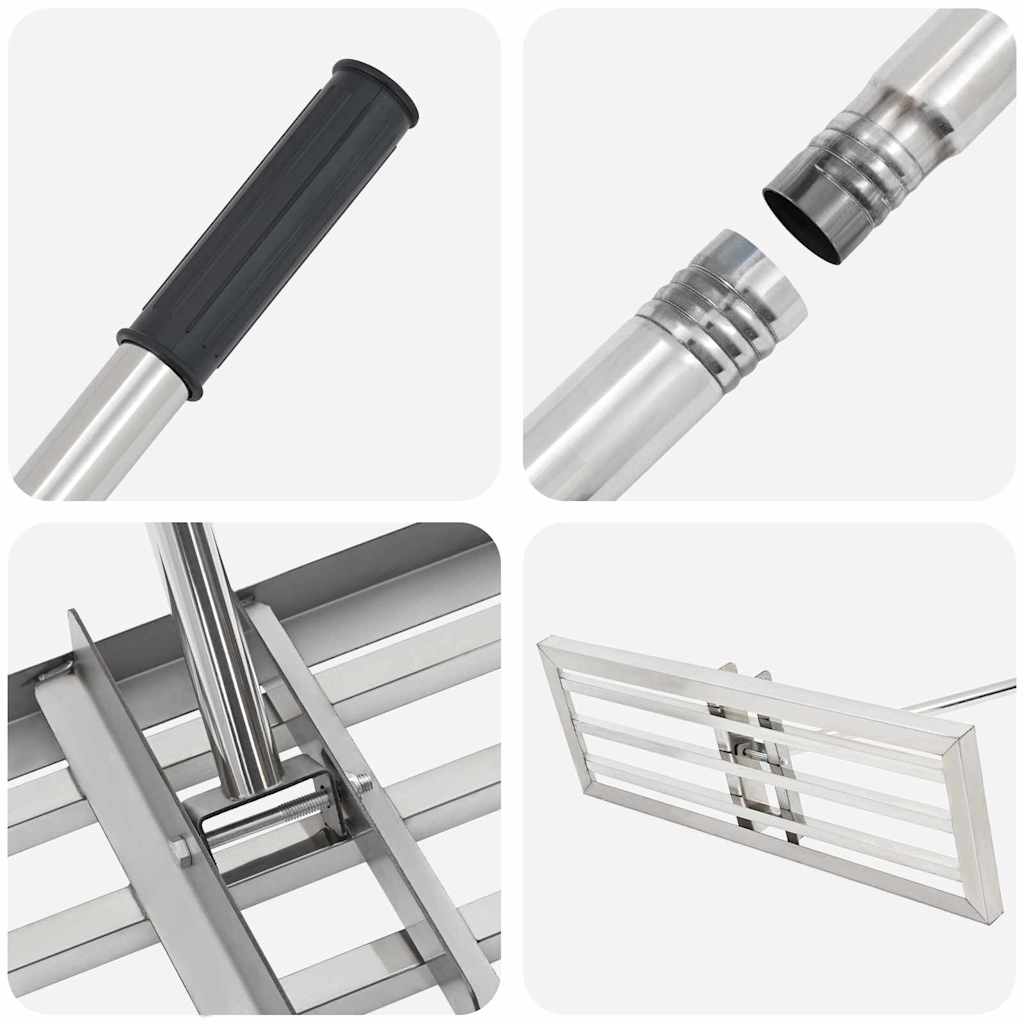 Haveske Sølv 75 x 25 x 200 cm Rustfrit stål