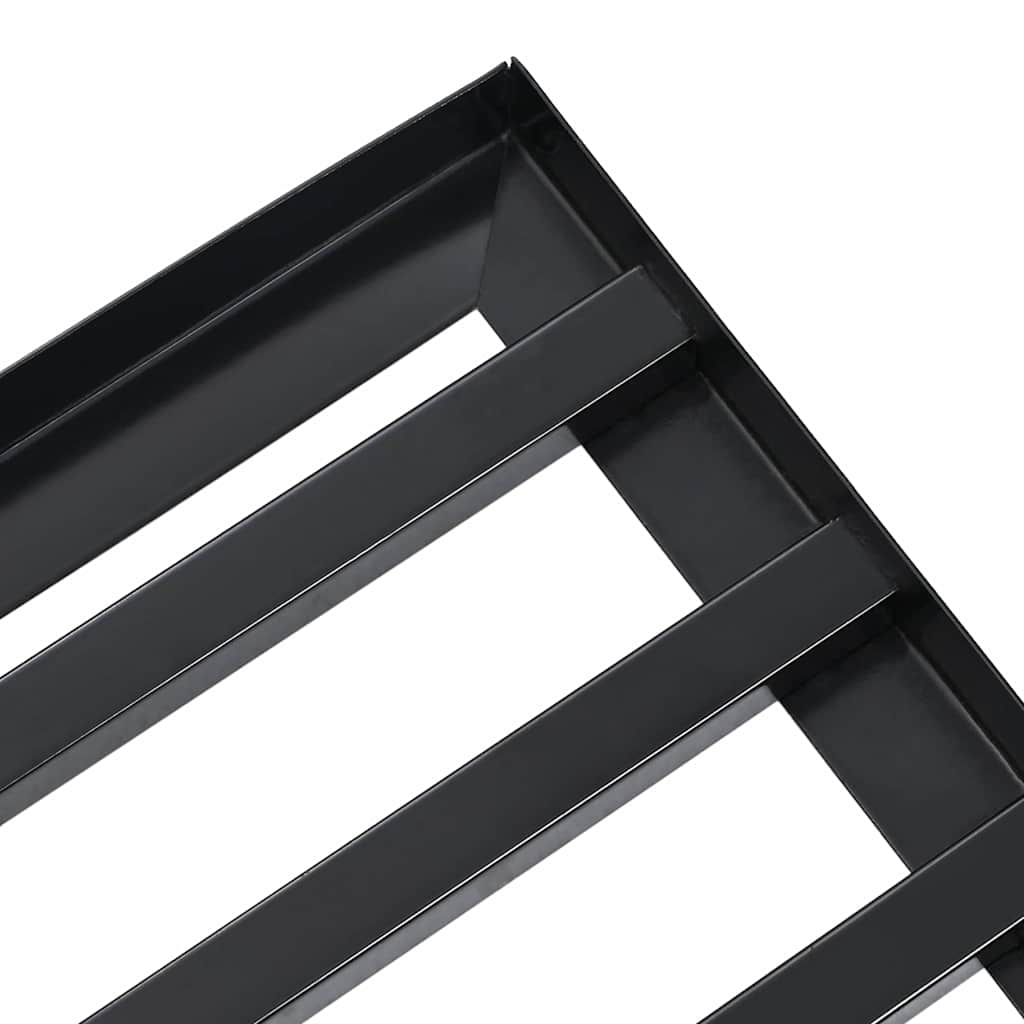 Erstatningshoved til havegreb Sort Pulverlakeret stål