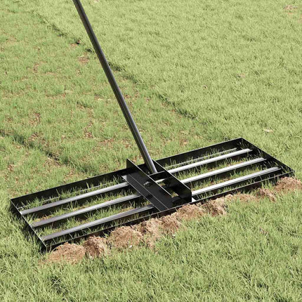 Havelægningsgreb Sort 75 x 25 x 6 cm Pulverlakeret stål