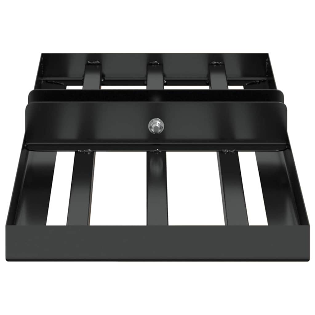 Erstatningshoved til havegreb Sort Pulverlakeret stål