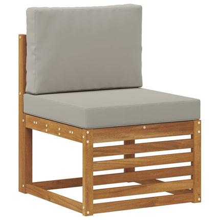 Sofasæt med pude 3 pcs Massivt Akacietræ