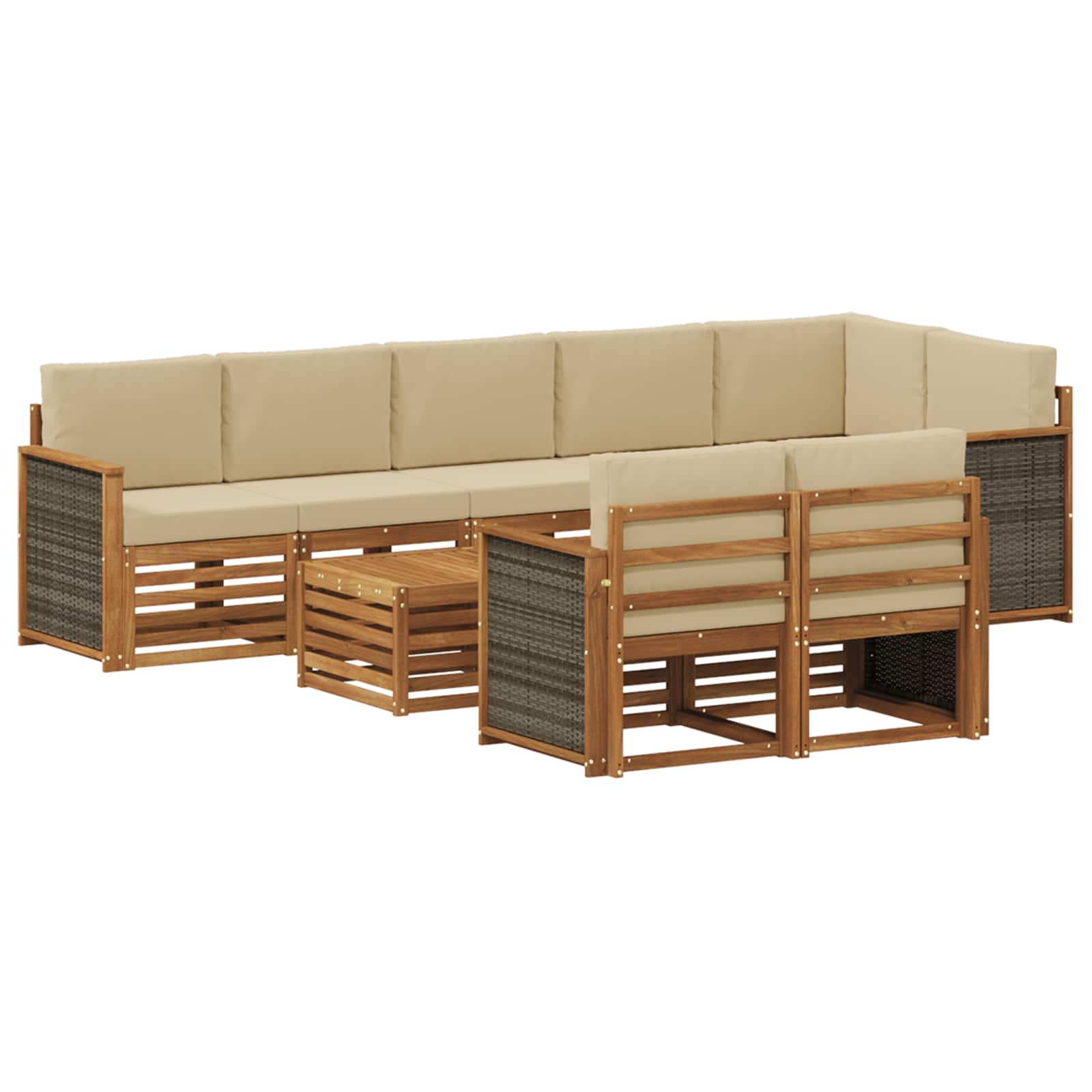 Sofasæt Massivt Akacietræ