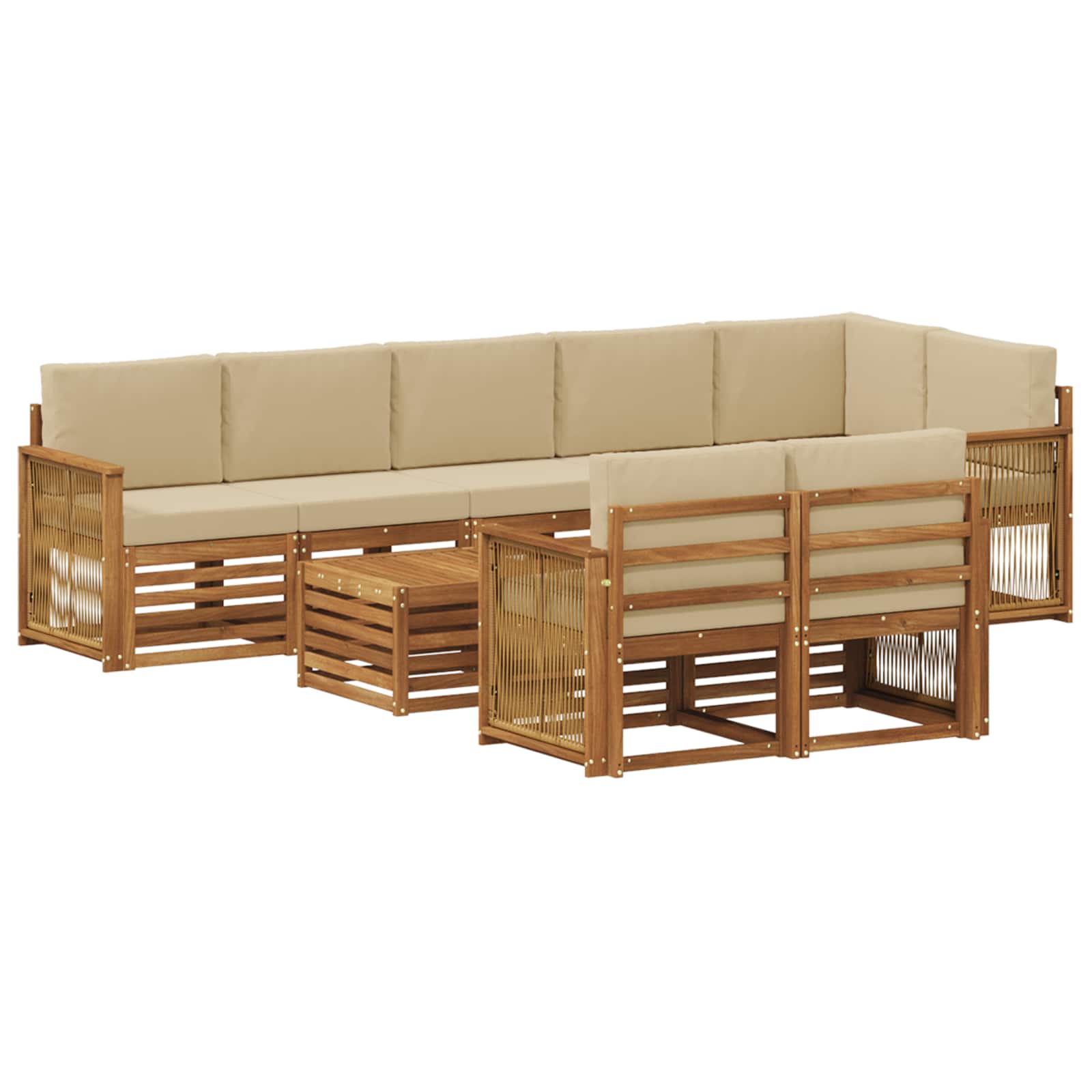Sofasæt Massivt Akacietræ