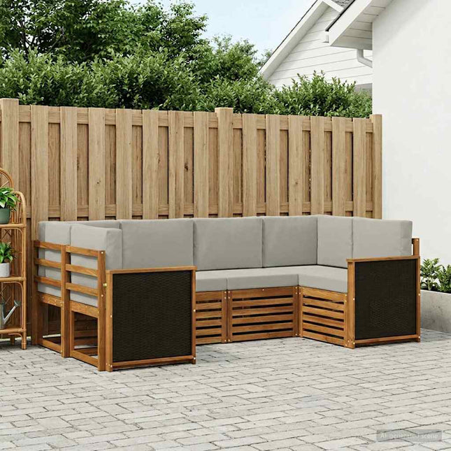 Sektionalsofa sæt med pude 5 pcs