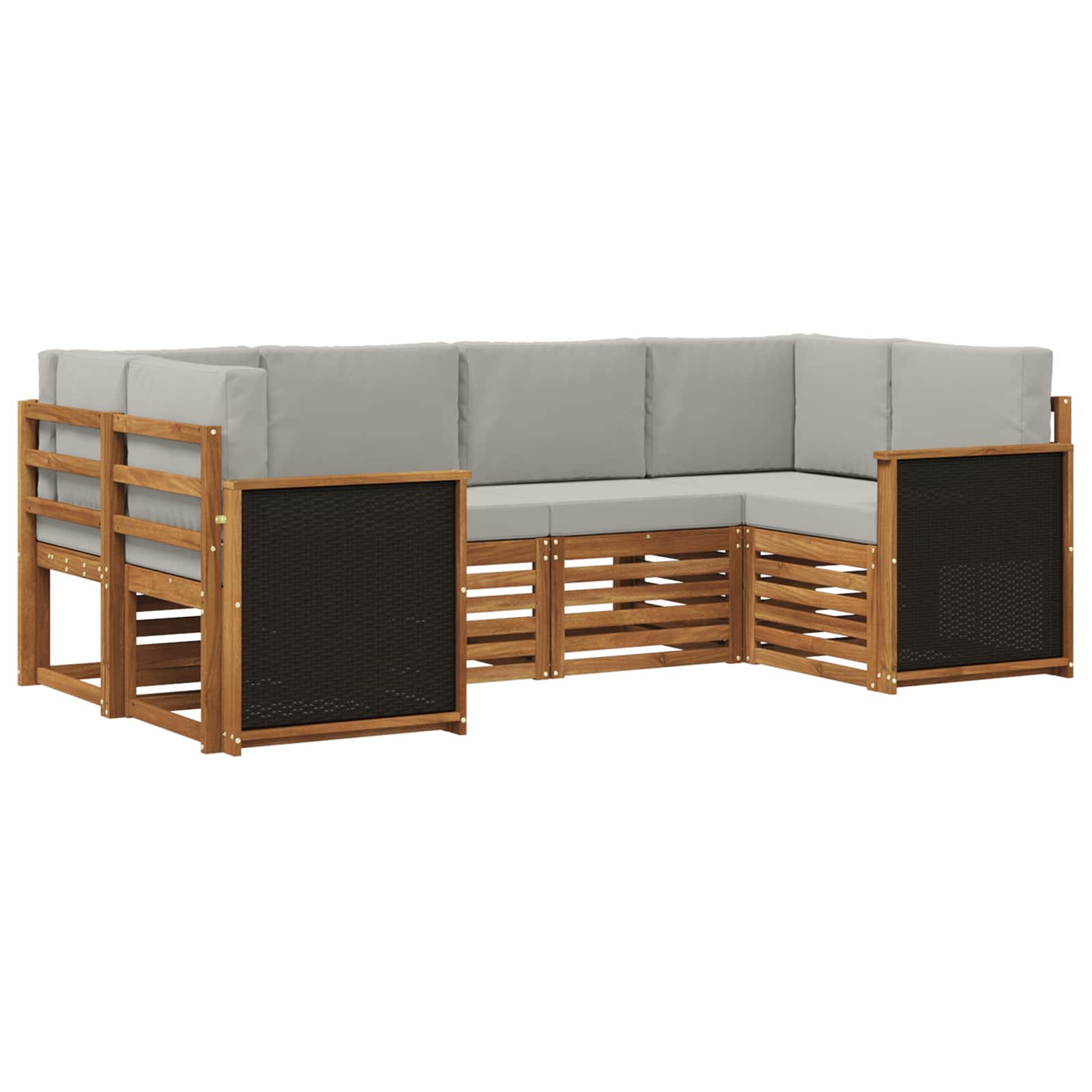 Sektionalsofa sæt med pude 5 pcs
