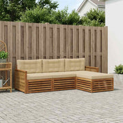Udendørs sofagruppe Naturlig og Beige 249 x 162,5 x 73 cm