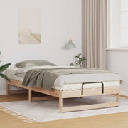 Sengestel Brun 100 x 200 cm Massiv fyrretræ