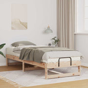Sengestel Brun 80 x 200 cm Massiv fyrretræ