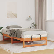 Sengestel Brun 90 x 190 cm Massiv fyrretræ