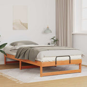 Sengestel Brun 100 x 210 cm Massiv fyrretræ