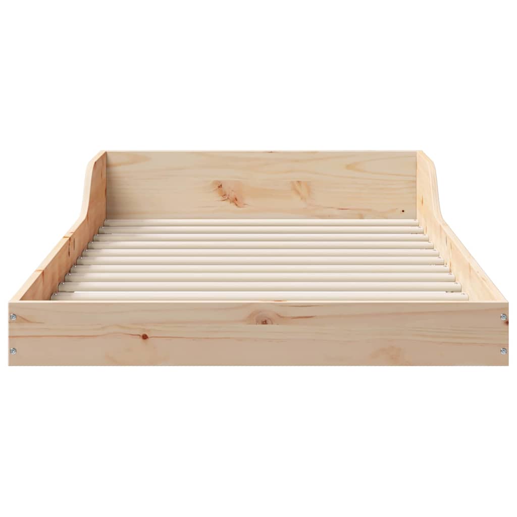 Sengestel Brun 90 x 200 cm Massiv fyrretræ