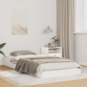 Sengestel Hvid 90 x 190 cm Massiv fyrretræ