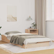 Sengestel Brun 80 x 200 cm Massiv fyrretræ