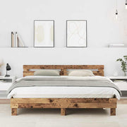 Sengestel Gammelt træ 203 x 185 x 70 cm Konstrueret træ