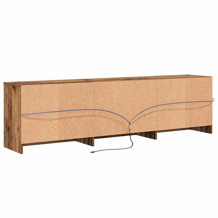 TV Enheder 180 x 34 x 50 cm Gammelt træ Konstrueret træ