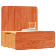 Sengebord Voks brun 44 x 32,5 x 40 cm Massivt fyrretræ