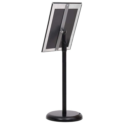 Plakat Stande 2 pcs Sort 45 x 32,7 x 108 cm Aluminium