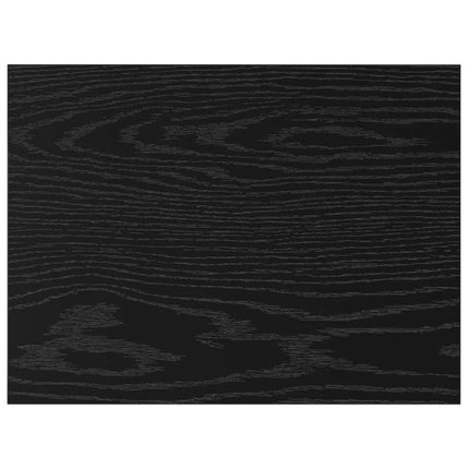 Boghylde Bræt 3 niveauer 4 stk. 40 x 30 x 1,5 cm Sort