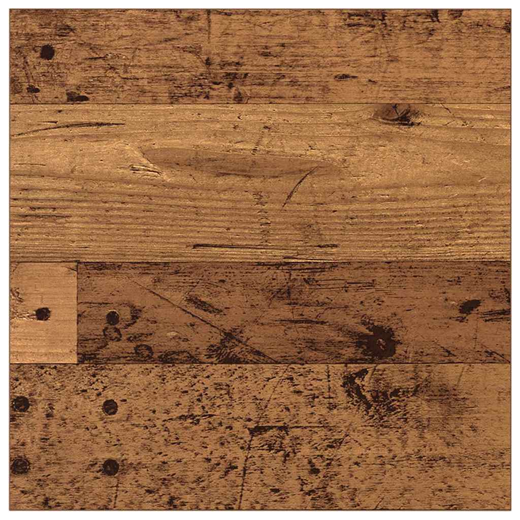 Boghylde Bræt 4 pcs Brun 40 x 40 x 1.5 cm Konstrueret træ