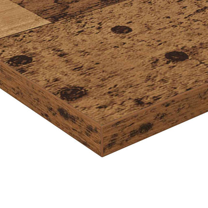 Boghylde Bræt 3 niveauer 4 stk. 80 x 20 x 1,5 cm Brun