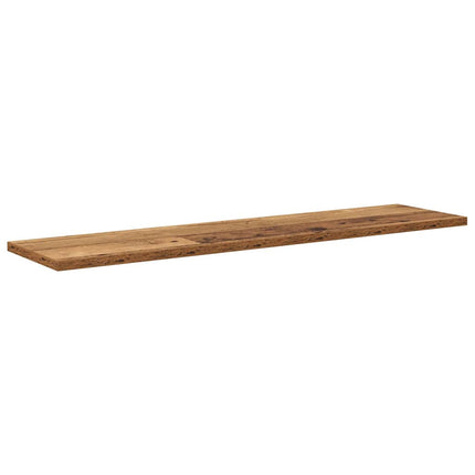 Boghylde Bræt 3 niveauer 4 stk. 80 x 20 x 1,5 cm Brun