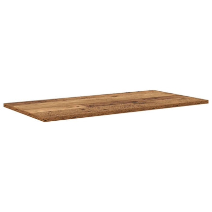 Boghylde Bræt 3 niveauer 4 stk. 80 x 40 x 1,5 cm Brun