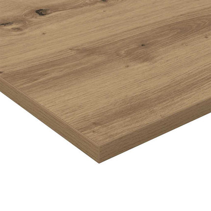 Boghylde Bræt 3 niveauer 4 stk. 80 x 40 x 1,5 cm Brun