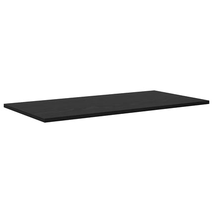 Boghylde Bræt 4 pcs Sort 80 x 40 x 1,5 cm Konstrueret træ
