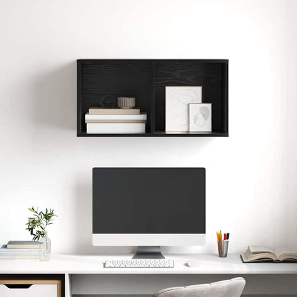 TV-møbelsæt 37 x 37 x 72 cm Sort eg Konstrueret træ