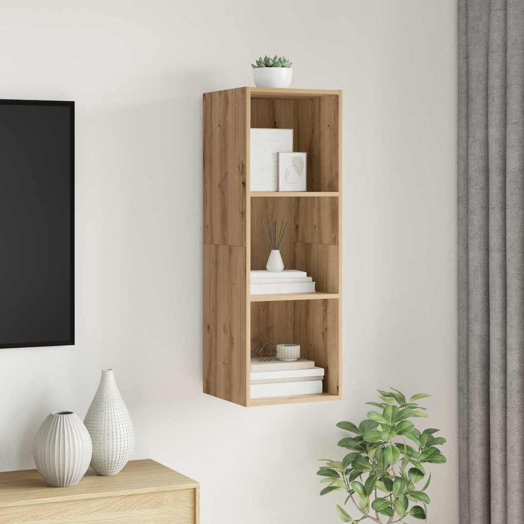 TV-møbelsæt Artisan Egetræ 37 x 37 x 107 cm Konstrueret træ